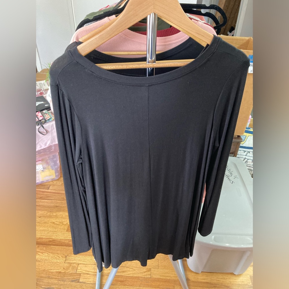 Women’s long sleeve blouse with lace design new sizes medium thru xl - Picture 8 of 10
